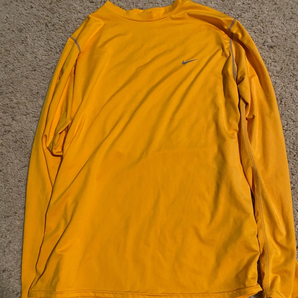 Nike yellow long sleeve
